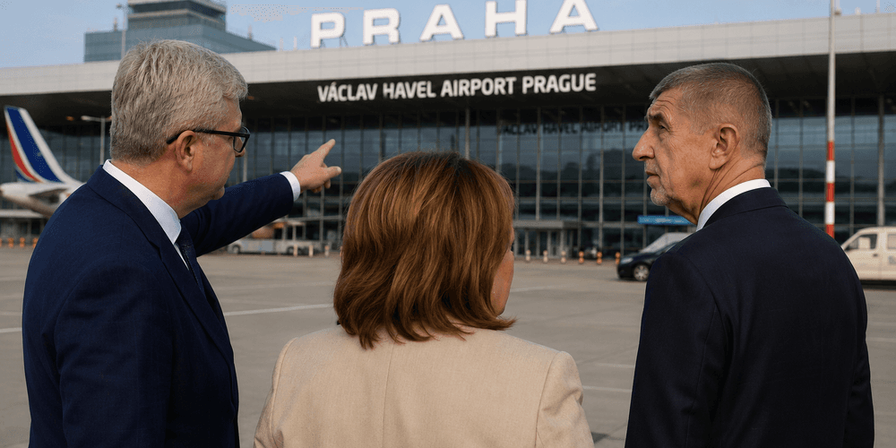 Babiš chce prodat část letiště, aby měl na ČEZ. Matematika prý nevychází